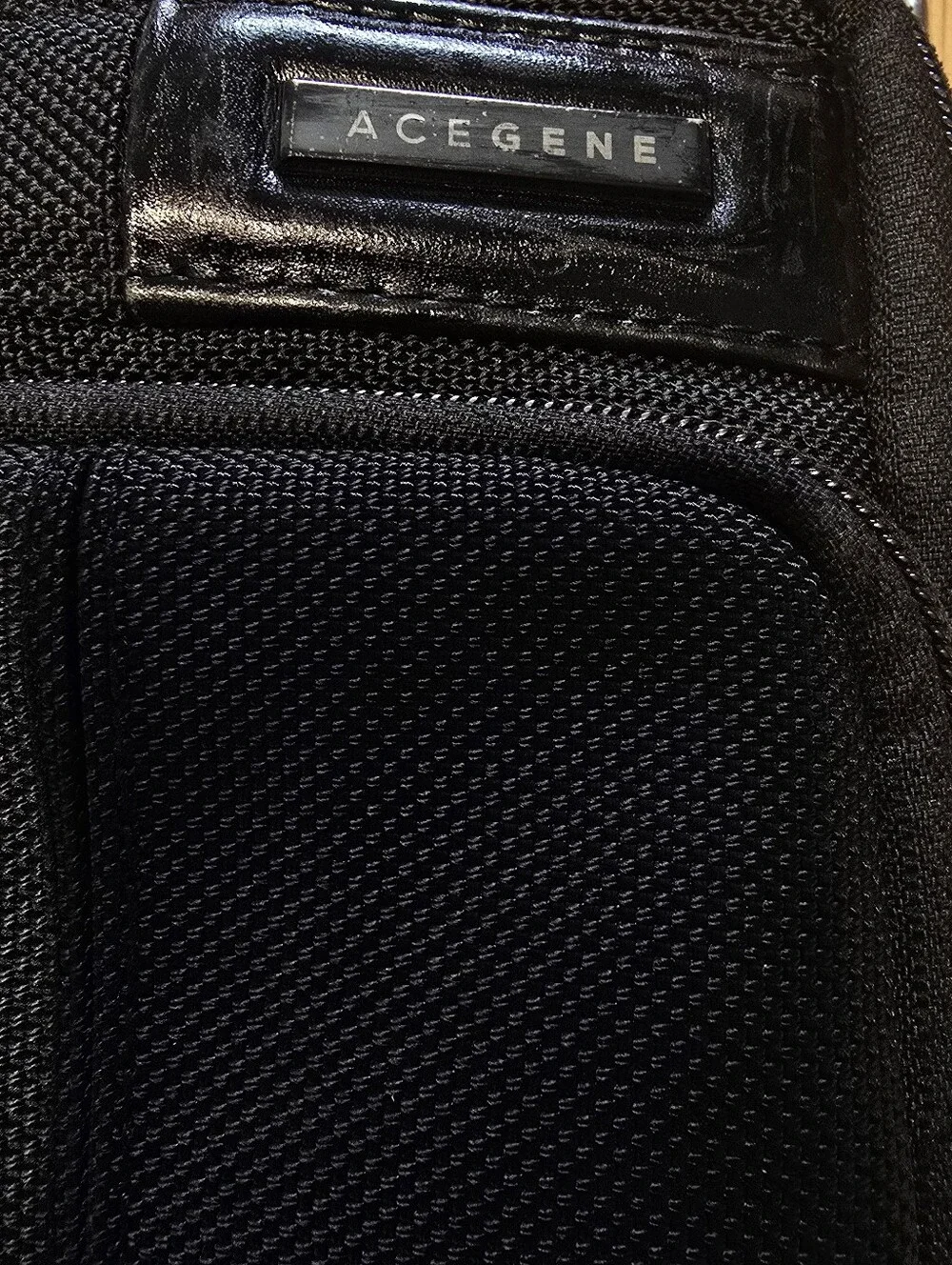 ACEGENE Black Crossbody Sling Bag for Men